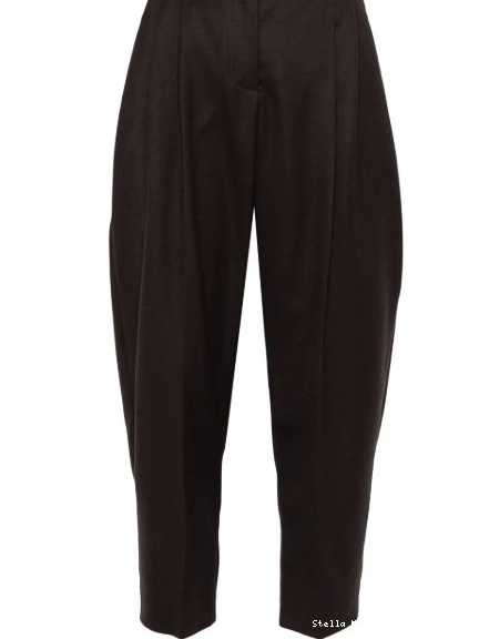 Cheap Women wool pleated McCartney trousers Stella 0823